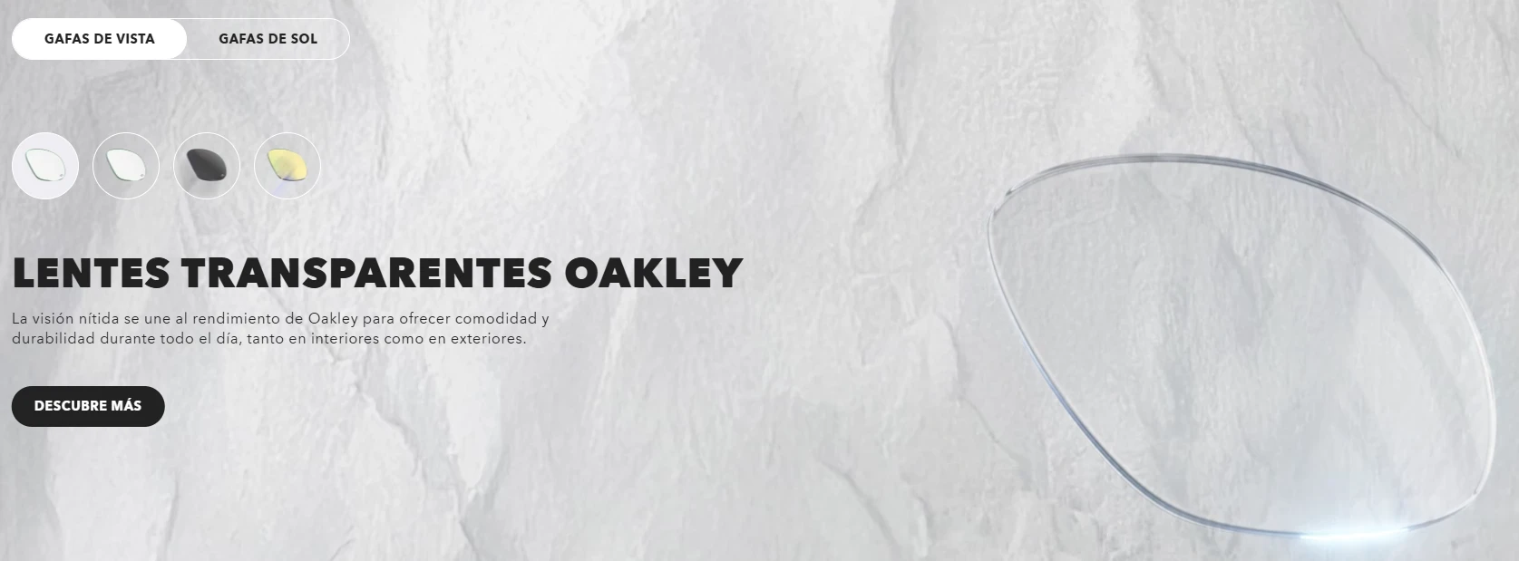Lentes transparentes Oakley
